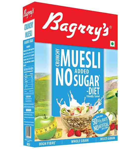 Bagrry's Muesli Diet 500 gm with No added sugar